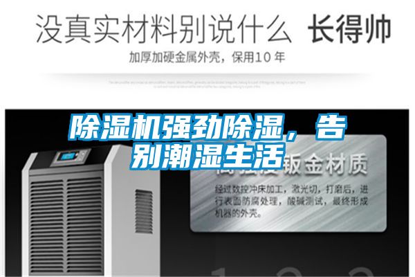 除濕機強勁除濕，告別潮濕生活