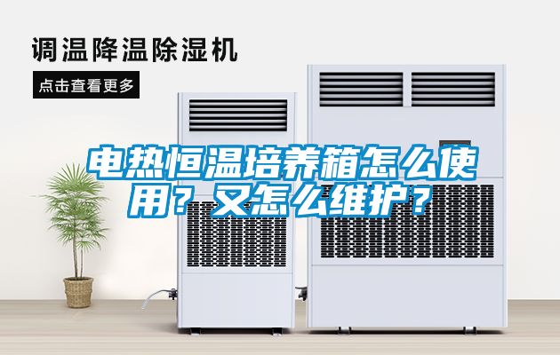 電熱恒溫培養(yǎng)箱怎么使用？又怎么維護(hù)？