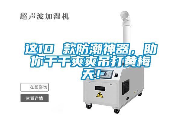 這10 款防潮神器，助你干干爽爽吊打黃梅天！